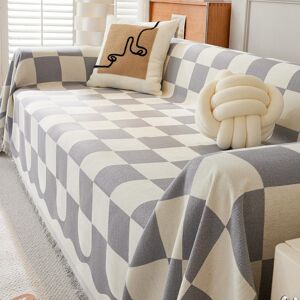 BC Pet Supplies Chenille Pläd Soffhandduk Vardagsrum Sofföverdrag Allomfattande Universellt Överdrag Repskyddande Överdrag Tyg Filt Halkfri Matta 180*90cm