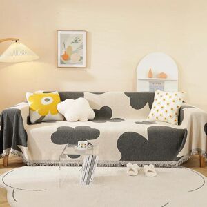 Your Warm Home Sofföverdrag Tyg Chenilleöverdrag Andningsbart Bekvämt Ryggstödsöverdrag Tyg Klassiskt Modernt Multifunktionellt Halkfritt Filt 180x130cm1pcs