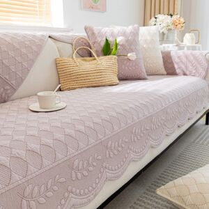 Binchi Lighting Appliances Broderat Bomull Soffkudde Tyg Halkfri Kudde Fyra Säsonger Universell Ny Bomull Pastoral Lädersofföverdrag Överdragstyg 70X70