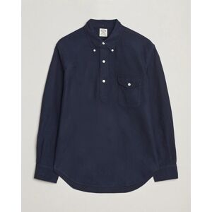 Kamakura Shirts Vintage Ivy Oxford Popover Shirt Navy