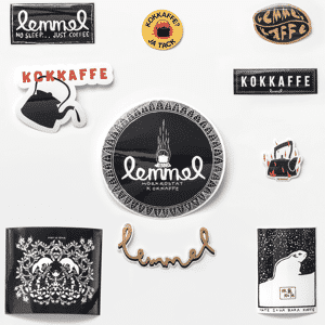 Lemmel Kaffe Stickers 10-pack Kåda