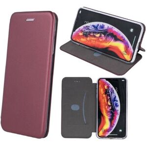 TechSolz Samsung Galaxy S21 - Smart Diva Mobilplånbok - Vinröd