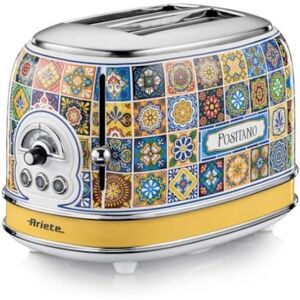 ARIETE Vintage Toastjärn Positano 2 skivor 810W Retrodesign