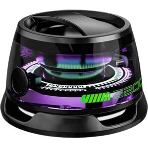 Mini Bluetooth-högtalare G200, Multifunktionell Magnetisk Bluetooth-högtalare, Liten Trådlös Högtalare med Inbyggda Magneter och Multi-RGB Färgbelysning (Svart)