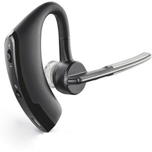 Bluetooth Mono-headset (Enkelsidig) - Anslut till din PC, Mac, surfplatta och/eller mobiltelefon - Brusreducering, Svart