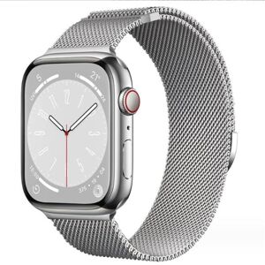 Milanese loop armband för Apple Watch band iwatch Series 9 3 6 5 SE 7 8 Ultra 2 stjärnljus