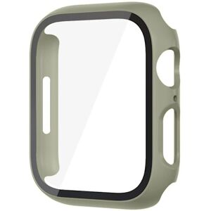 Glass+ Skal För Apple Watch Fodral 9 8 7 6 SE 5 iWatch Tillbehör Skärmskydd Apple Watch Series 45mm 41mm 44mm 40mm 42mm 38mm Oliv Oliv