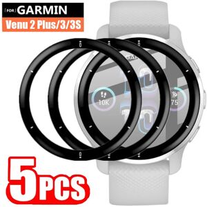 3D Böjda Mjuka Skyddsfilm för Garmin Venu 2 Plus Venu3 Venu 3S Smartwatch Tillbehör Klar Anti-Rep Skydd för Venu 2 Plus 2-pack