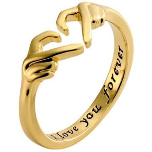 Punk Antik Ihåligt Hjärta Ring Halsband Törnen Sammanflätning Ringar Kärlek Kvinnor Flickor Bröllop Hip-hop Smycken Festgåva