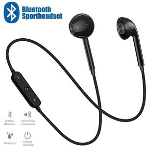 trådlösa mobil hörlurar svart Black