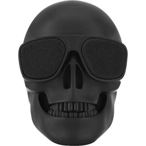 Bluetooth-högtalare Bärbar Skelett Skalle Bluetooth Trådlös Högtalare 15W BT4.0 FM-radio Halloween Trådlös Högtalare Rea