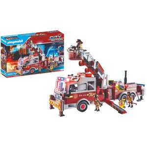 City Action Brandbil: Us Tower Stige - 70935 Toys Playmobil Toys Playmobil City Action Multi/patterned PLAYMOBIL