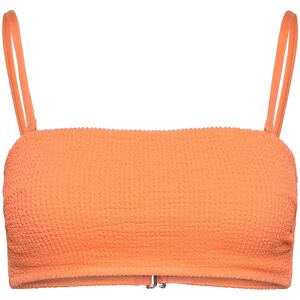 Swim Bra Tami Bandeau Crepe Swimwear Bikinis Bikini Tops Bandeau Bikinitops Orange Lindex