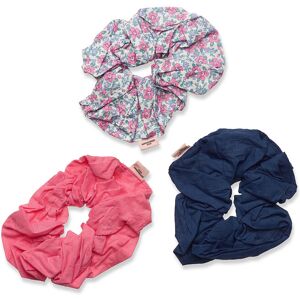 3-Pack Mylo Scrunchie Accessories Hair Accessories Scrunchies Blue Becksöndergaard