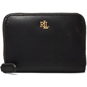 Leather Continental Wallet Bags Card Holders & Wallets Wallets Black Lauren Ralph Lauren