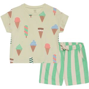 Set Top Shorts Icecream Sets Sets With Short-sleeved T-shirt Multi/patterned Lindex