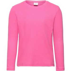 Top L S Basic Rib Tops T-shirts Long-sleeved T-shirts Pink Lindex