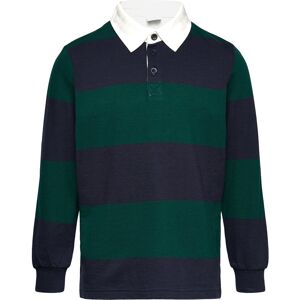 Shirt Polo Yd Stripe Tops T-shirts Polo Shirts Long-sleeved Polo Shirts Navy Lindex