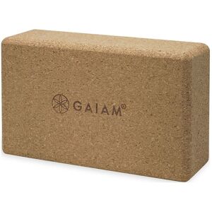 Gaiam Cork Brick Sport Sports Equipment Yoga Equipment Yoga Blocks And Straps Beige Gaiam