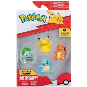 Pokemon Battle Figure 4 Pk Toys Playsets & Action Figures Action Figures Multi/patterned Pokemon