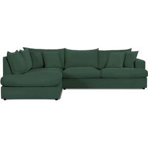 SoffaDirekt Bolnuevo L-Soffa Vänster Grön