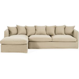 SoffaDirekt Stedford Bäddsoffa Divan Vänster Khaki