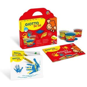 GIOTTO Be-bè Finger gouache set + 1 målaralbum + 3 krukor à 100 ml