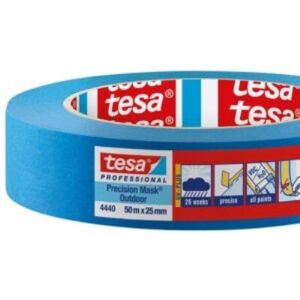 tesa PRECISION OUTDOOR 04440-00001-00 Crepebånd tesa® Professional Blå (L x B) 50 m x 25 mm 1 stk