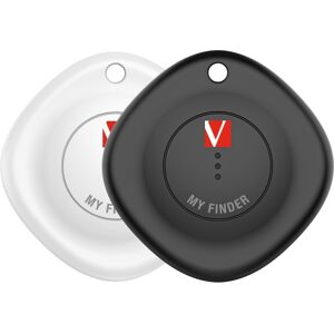 Verbatim My Finder Bluetooth Tracker, svart/vit (2-pack)