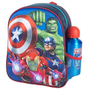 Cerda Group Avengers 3D ryggsäck 31 cm med flaska väska skolväska hulk