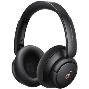 Soundcore Life Q30 - Hörlurar med mikrofon - fullstorlek - Bluetooth - trådlös, kabelansluten - NFC - aktiv brusradering - 3,5 mm kontakt - svart