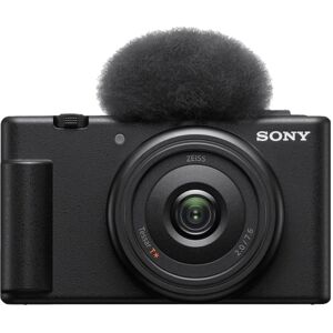 Sony ZV-1F - Digitalkamera - kompakt - 20.1 MP - 4 K / 30 fps - ZEISS - Wi-Fi, Bluetooth - svart