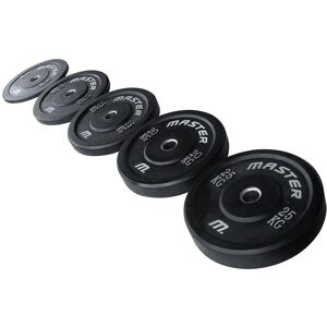 Master Fitness Viktpaket Bumper 120 kg, Viktskiva Bumper