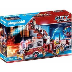 Ripa Fordonsspel Playmobil Fire Truck with Ladder 70935 113 Delar