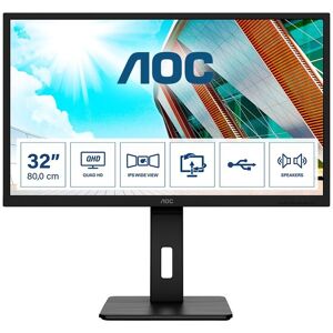AOC Q32P2 32" 2560x1440 LED-skärm med IPS-panel