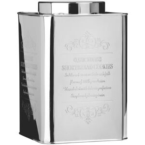 Castleton Home Chai Classic Scottish Shortbread Cookies Biscuit Tin Silver