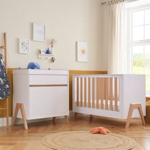 Tutti Bambini Fuori Mini 2pc Room Set White/Light Oak