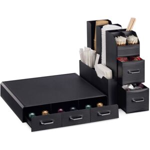 Ebern Designs Orline Coffee Pod Storage Black 6.3cm H X 34.3cm W X 32.7cm D