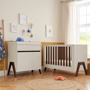 Tutti Bambini Fuori Mini 2pc Room Set White Sand/Warm Walnut