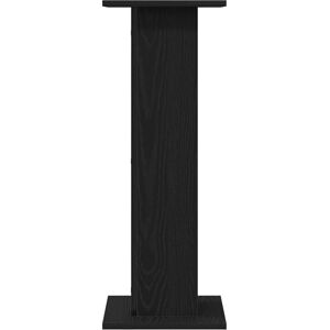 17 Stories Plant Stand Black Oak Engineered Wood 30 X 30 Cm Plant Stand Black Oak 95cm H x 30cm L x 30cm D