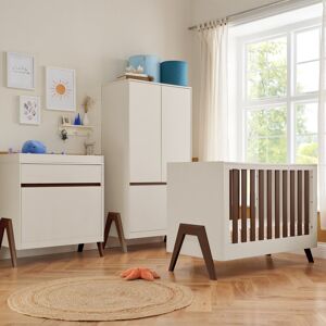 Tutti Bambini Fuori 3pc Room Set White Sand/Warm Walnut