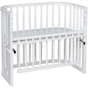 babybay Maxi Comfort Plus co-sleeper Lacquered White Round