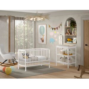 Vipack Dino 2 -Piece Nursery Furniture Set White