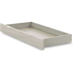 Obaby Nika Cot Bed Under Drawer 120x60 - Grey Wash and White Grey 50cm H X 97.5cm W X 18cm D