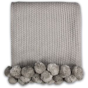 Bloomsbury Market Apalachin Throw Grey 125cm W X 150cm L