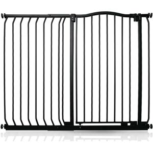 Symple Stuff Aivry Baby Gate black 103.0 H x 125.0 W x 4.0 D cm