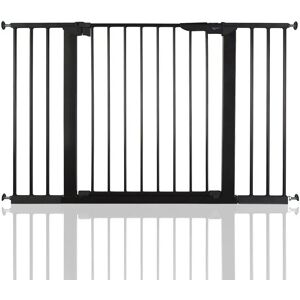 Symple Stuff No Screw Stair Safety Baby Gate gray/black 72.0 H x 86.5 W x 3.0 D cm