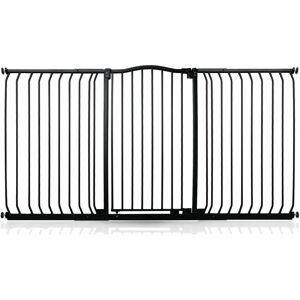 Symple Stuff Aivry Baby Gate black 103.0 H x 188.0 W x 4.0 D cm