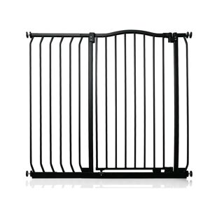 Symple Stuff Aivry Baby Gate gray/black 103.0 H x 107.0 W x 4.0 D cm