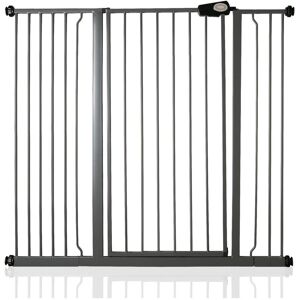 Symple Stuff Child and Pet Safety Baby Gate Grey 104cm H x 127.9cm W x 4cm D